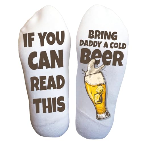 Funny Beer Crew Socks for Men and Women – Novelty Drinking Design – Cozy Casual Style for Adults