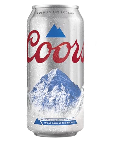 Coors - Cerveza estilo Lager norteamericano - Alc, 4,3% Vol, Caja de 24 latas de 500 ml - Total: 12000 ml