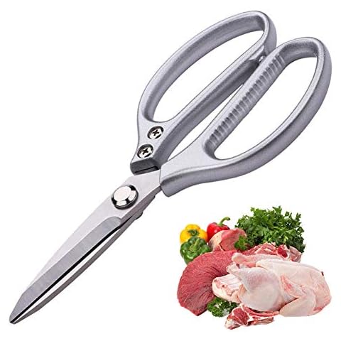 Tijeras de cocina multiusos de acero inoxidable EQLEF Cover