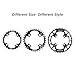 DJC Stone 88BCD Round Bike Chainring for Shimano M985 30T 32T 36 38 40 42 44 46 48T MTB Bicycle Narrow Wide Chainwheel 88 bcd