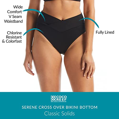 COCO REEF Serene Cross Over Bikini Bottoms for Women with High V Waistband and Tummy Control4
