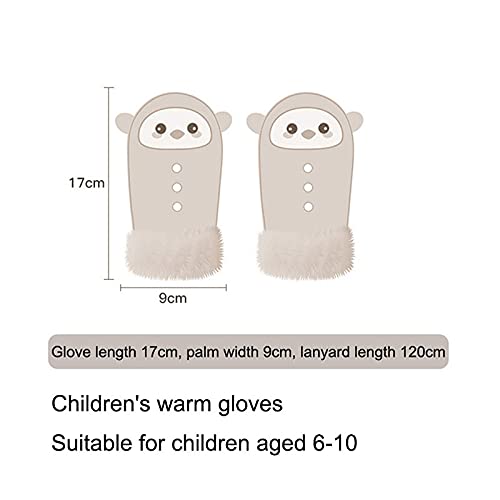 Guantes de invierno para niños ideales para esquí y juegos en la nieve rojos 5