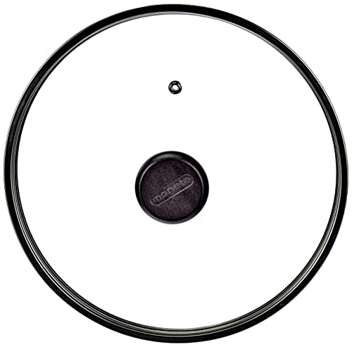 Moneta Coperchio Piatto, Vetro, Trasparente, Diametro 24 cm