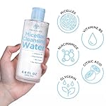 Tree of Life Beauty Micellar Cleansing Water (6.8fl oz) - Micellar Water Makeup Remover with Niacinamide, Vitamin B5, Glycerin - Eye Makeup Remover Liquid, No Rinse Needed - Image 3