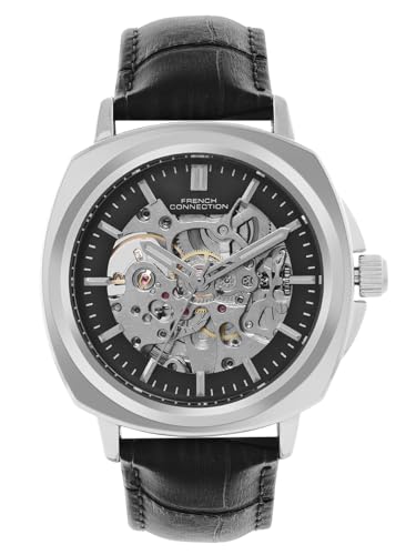 French Connection Analog Black Dial Mens Leather Watch-Fca07B (B0CY2SR375) Amazon Price History, Amazon Price Tracker