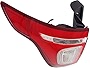 Evan-Fischer Tail Light Assembly Compatible with 2011-2015 Ford Explorer Clear and Red Lens - CAPA Driver Side