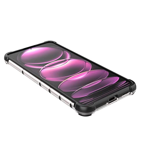 Image of Glasgow | for [ Mi Redmi Note 12 Pro 5G ] Stylish Look Pattern Back Case Cover for [ Mi Redmi Note 12 Pro 5G ] - Black