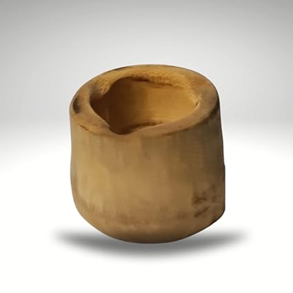 KARBONIK21 Ashy | Ash Tray | Bamboo Wood Ash Tray | Eco-Friendly | 1 Unit (Natural one size)