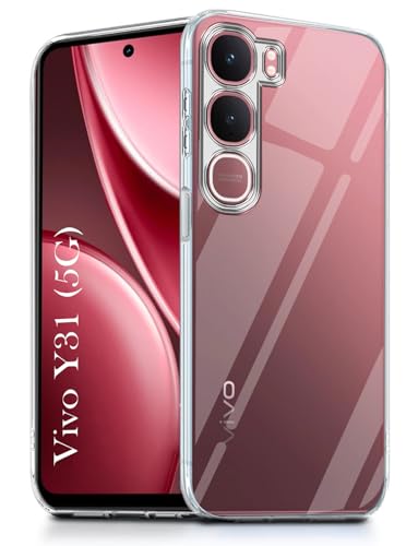 Image of Jkobi Vivo Y31 5G (Clear Shockproof Case with Camera Protection | Soft and Flexible | Transparent)