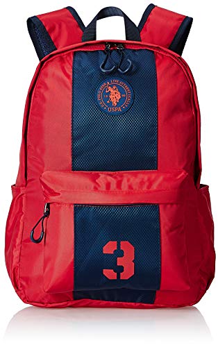 Image of US Polo Association Polyester 12.5 inches Red School Backpack (UKZT0008)