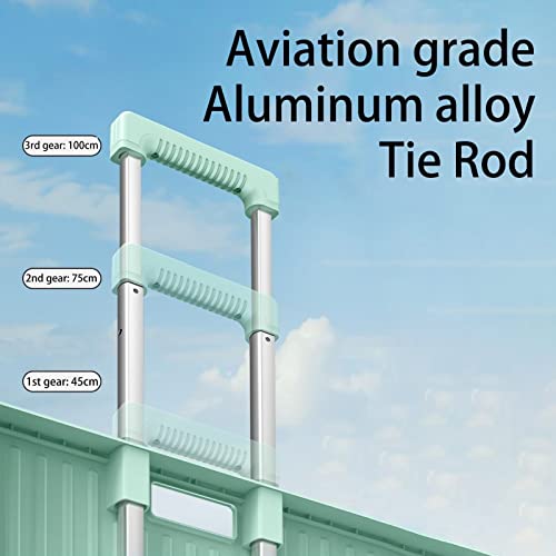 Faltbarer Einkaufstrolley mit Bremse - 65L Leichter Wagen Teleskopgriff & Praktische Räder für Reisen Einkaufen Büro und Umzug - Vielseitige & Bequeme Aufbewahrungslösung – Bild 4