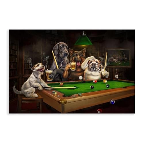 9W Classic Billiard Ball Poster Vintage Sports Livingroom Club Wall