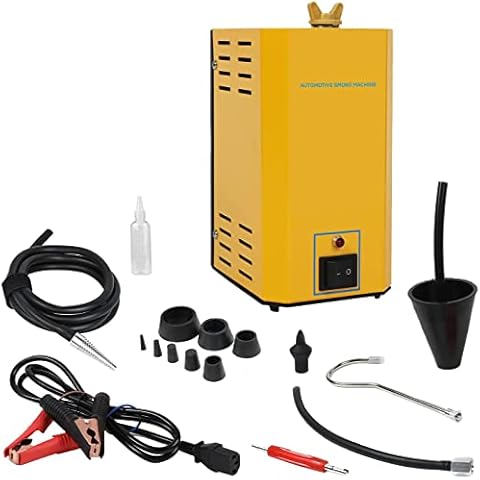 MOTOCOCHE 12V EVAP Automotive Smoke Machine Leak Tester with Built-in air pump, Fuel Pipe System Leak Detector for Vehicle, Motorcycles, Boat (Test Oil: Baby Oil) Cover