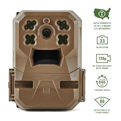 Image of Moultrie Edge 2 Cellular Trail Camera - Auto Connect Nationwide 4G LTE - On Demand 36MP Photo - 1080P Video with HD Audio - 100 Ft Detection Range - Low Glow Flash