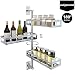 Produktbild Namotu 3 Etagen Swivel Gewürzregal Gewürzhalter Kräuter Spice Organizer | Wand bewahrung montieren oder Küche Aufbewahrung, praktischer Küchen-Organizer auf gewürzauf bewahrung, 750 x 350 x 130 mm