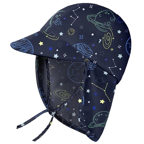 Baby Sun Hat UPF 50+ Toddler Summer Beach Hat with Neck Flap for Infant Waterproof Sun hat for Baby Boys Girls