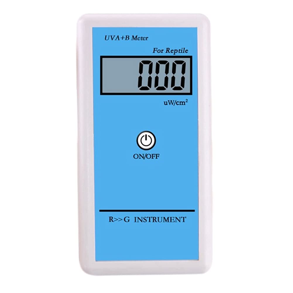 Silriku 1Pcs -UVA+B Meter Reptile Lamps Automotive Insulation Film UV Irradiance Meter 10% NIST UVA B Irradiance Meter