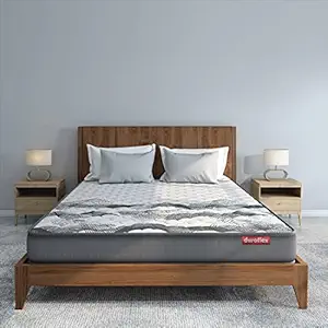duroflex Durobond Pro Dual Side Reversible Coir Mattress, Firm and Medium Firm Comfort, Single Size Mattress (72X36X5 Inches), Grey
