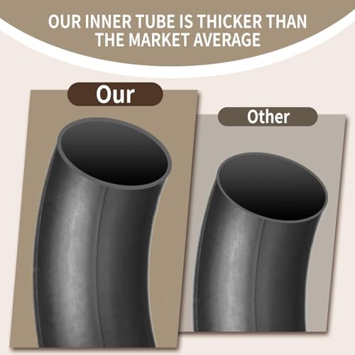 Image of 2 Pack 2.75 /3.00-17 Heavy Inner Tube, 80 /90-17 Replacement Tire | 17 Inch Inner Tube, for Dirt Bike Motorcycle Replacement Mini Pit Bikes, Off-Road Motorcycles and More