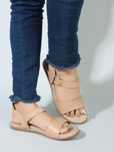Image of Carlton London women's Lightweight & Comfortable Back Strap Sandals