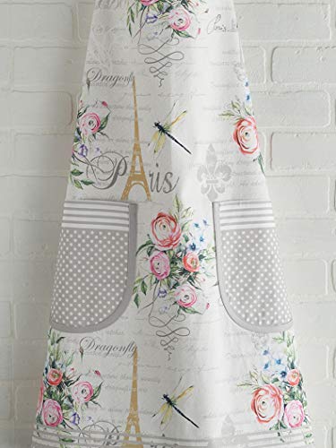 Maison d' Hermine 100% Cotton 1-Piece Kitchen Apron for women with Pocket Chef Apron and Mothers Day Gifts - Image 4