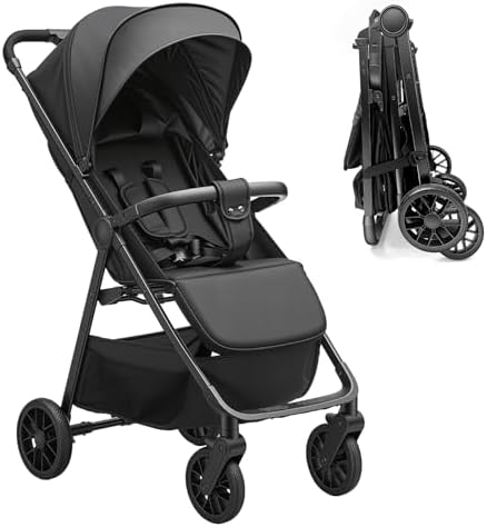 UBRAVOO Baby Stroller for Toddlers with Reclining Seat,Ultra Comp...