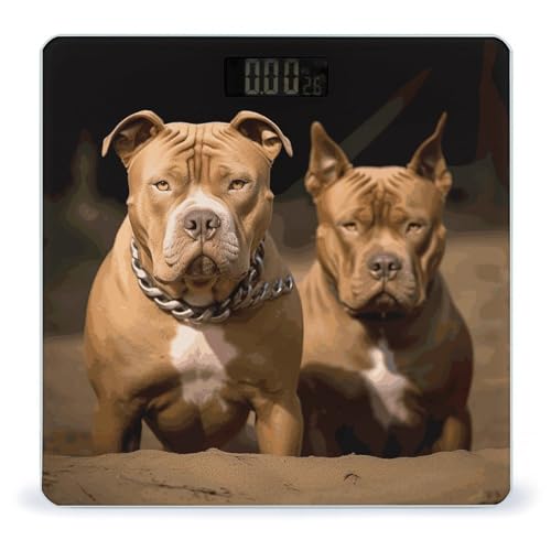 Báscula digital smart Pitbull Dogs para baño precisa miniatura 1