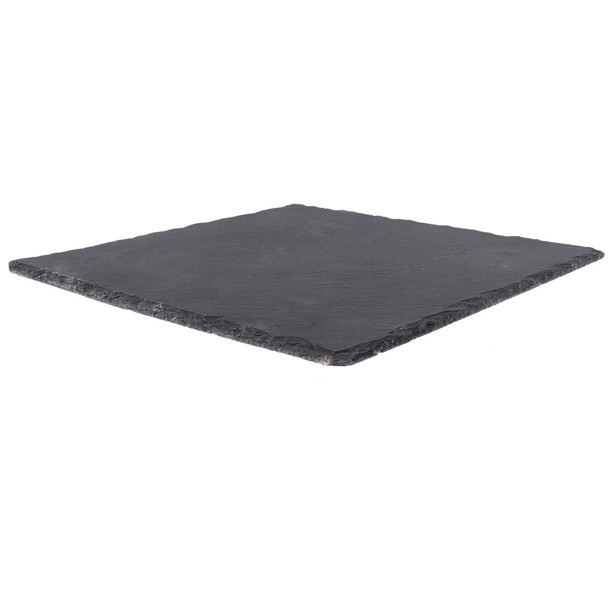 Toyvian Plat en Pierre Naturelle de 9, 8x9, 8 Pouces pour Barbecue Coréen