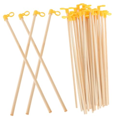 GALPADA 30 Piezas Poste De Linterna Portátil Linterna De Caña Organizador Del Cable De La Lámpara Linterna De Poste Jack o Linterna Pegatinas Hamaca De Malla Para Peluches Abs