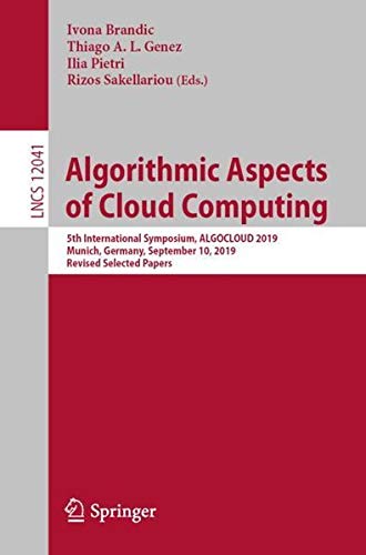 Buy Algorithmic Aspects of Cloud Computing — BookShops.in