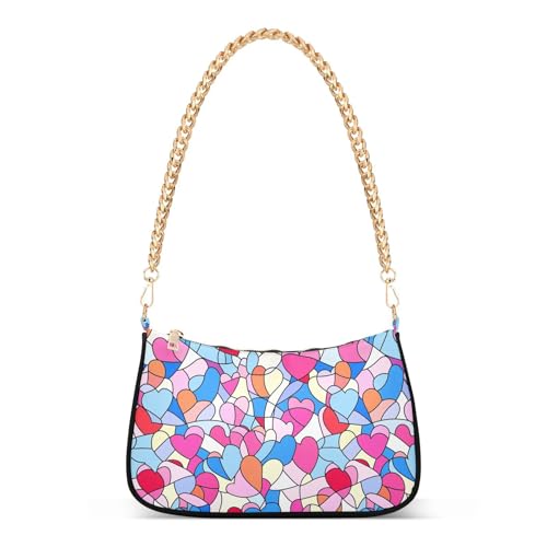 Sac à main cœur en vitrail femme : Le cadeau anime parfait