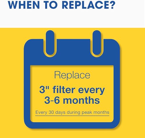 Image of Aerostar 16x25x3 MERV 11 Air Bear Replacement Pleated Air Filter, Made in the USA 15 3 /4 inch x 24 1 /4 inch x 3 inch, 3-Pack