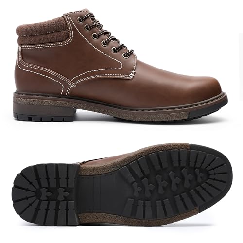 shoeslocker Men's Casual Boots Ankle Boots for Men Dress Loafer Classic Shoes for men With Waterproof Slip Resistant4
