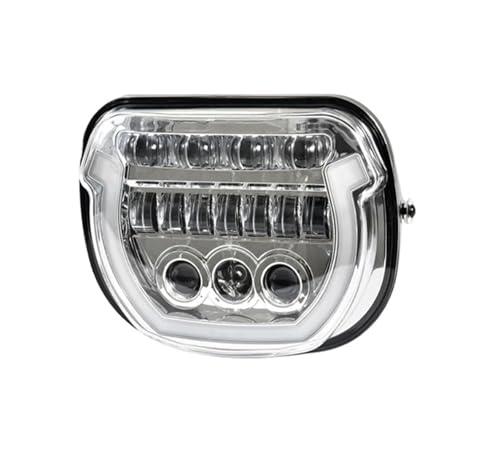 Phare à LED pour moto optique avant chrome Street Glide FLHR CVO 2024