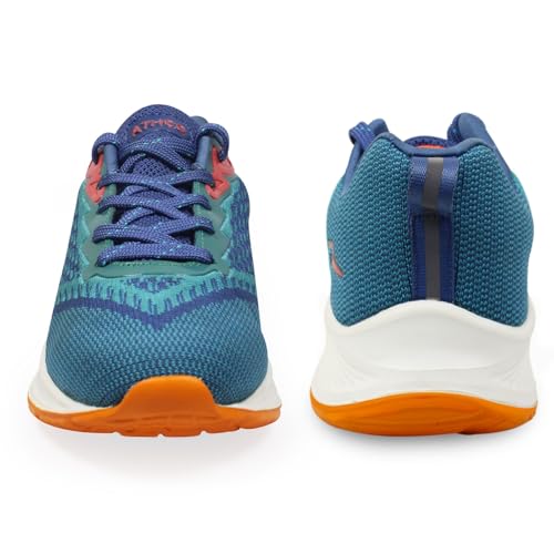 Image of ATHCO Mens Jimmy Memory Foam Insole Shoes|Running|Walking|Training|Gym|Jogging|Sneaker|Athletic|Laceup|Flexible|Lightweight|Dailyuse|Sports|Casual|ExtraSoft|Fitness|Gents Boys