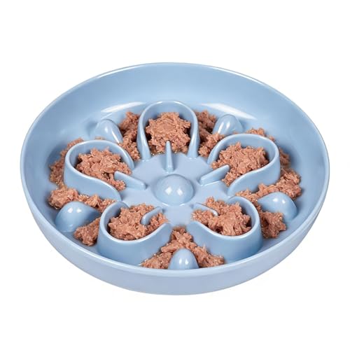 Slow Feeder per gatti – Dispenser per cibo puzzle, ciotole per cibo per gatti, gattini Slow Feeder per cibo umido | per cuccioli piccoli, e grandi, gattini, interni, casa, viaggi