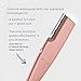 DERMAFLASH LUXE+ Sonic Dermaplaning Tool for Face Peach Fuzz Removal, Anti-Aging and Exfoliation, NEW Limited-Edition Rose Gold with Bonus FREE Refill Kit