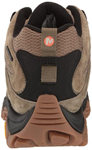 Merrell Men's Moab 3 Mid Waterproof Hiking Boot, Olive/Gum, 12