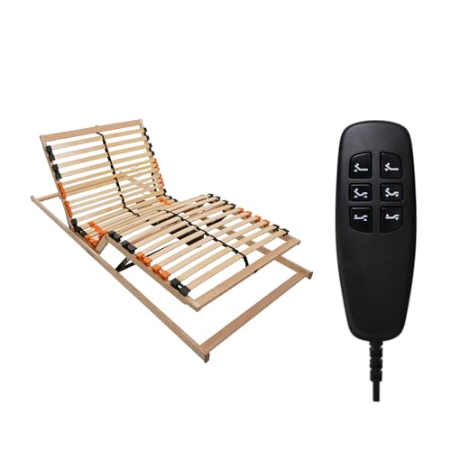 BMM Lattenrost 100x200 cm Fly 2-MOT – elektrisch verstellbar (2-motorig), 7 Zonen, für alle Matratzen, vormontiert, Höhe 7 cm, Made in Germany BMM Lattenrost 100x200 cm Fly 2-MOT – elektrisch verstellbar (2-motorig), 7 Zonen, für alle Matratzen, vormontiert, Höhe 7 cm, Made in Germany