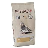 PAPILLA MINI DE PSITTACUS: Ideado para loros de tamaño pequeño y mediano que en la naturaleza consumen principalmente semillas con un contenido bajo en grasa como las ninfas (carolinas), las cotorras del sol (aratingas) y la cacatúa Galah. Se presenta en envase de 1 kg.