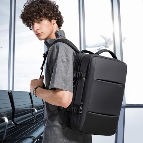 Image of BANGE Travel Backpack,Flight Approved Carry On Backpacks,Water Resistant Durable 17-inch Laptop,Large Business Weekender Luggage Backpack for Men women