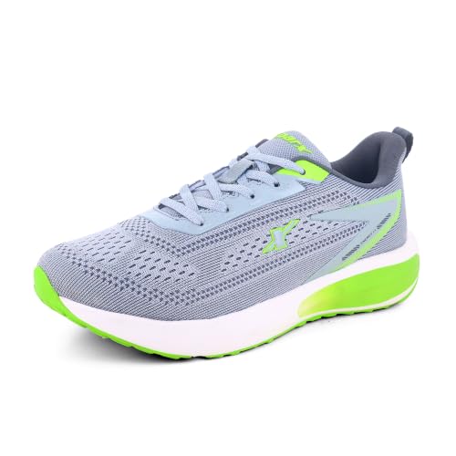 Image of SPARX Sports Running Shoes for Men - Lightweight Breathable Lace-Up Athletic Shoes with Cushioned Comfort, Shock Absorption, Durable Grip, Flexible Sole & Everyday Walking Performance