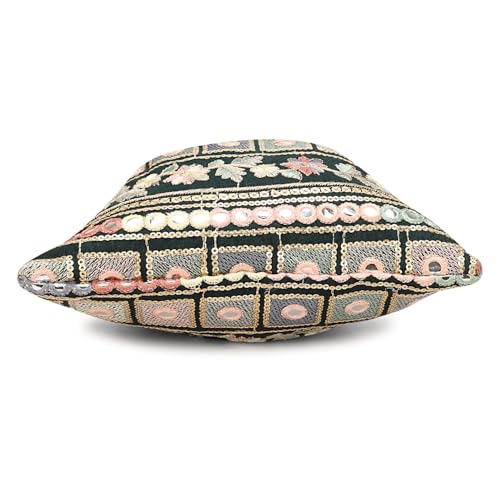 Image of LONGING TO BUY Indian Embroidered Pearl Potli Bag For Women, Sequence Design with Tassel, Wedding Potli Bags