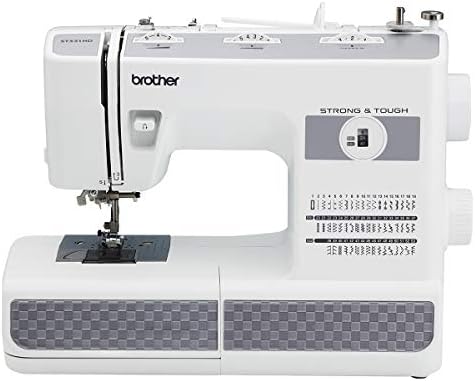 Brother ST531HD Strong & Tough 53 Stitch Sewing Machine with Finger Guard White 16x8x12