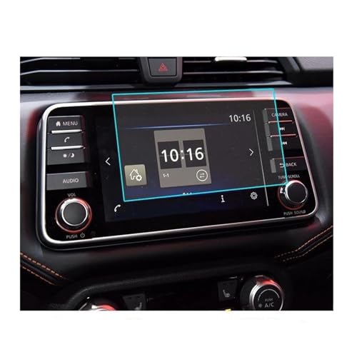 Verre trempé Nissan Versa 2020-2021 film protecteur navigation 152x91mm