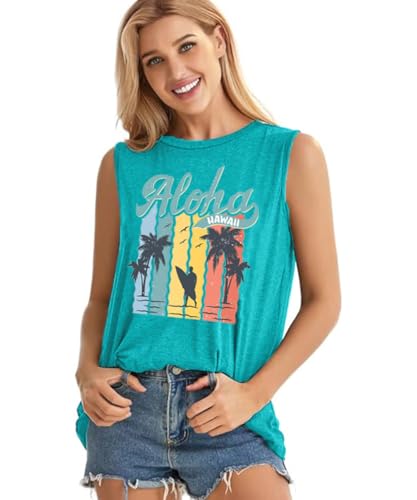 Image of Vacay Mode T Shirts for Women Summer Beach Hawaii Vacation Short Sleeve Tops Holiday Cruise Getaway T Shirts