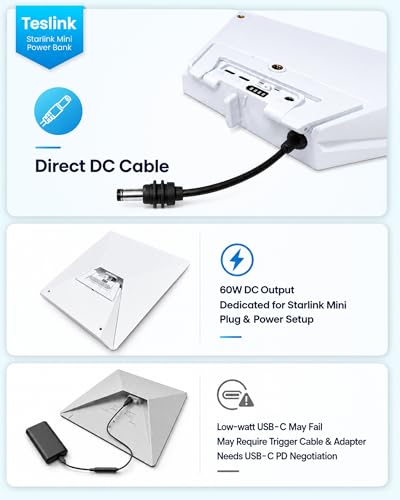 Starlink Mini Battery Pack 99Wh 27600mAh miniatura 2