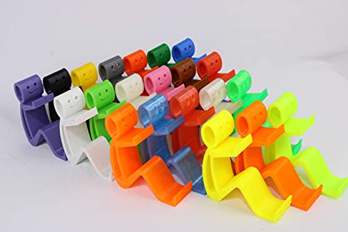 Image of WOL3D PLA Pro+ Multicolor 3D Printer Filament Pack of 20 Colors - 10 Metre Each, 1.75mm Filament with Spool, ±0.02mm Accuracy, High Strength, Smooth Printing for FDM Printers, DIY Models & Prototypes