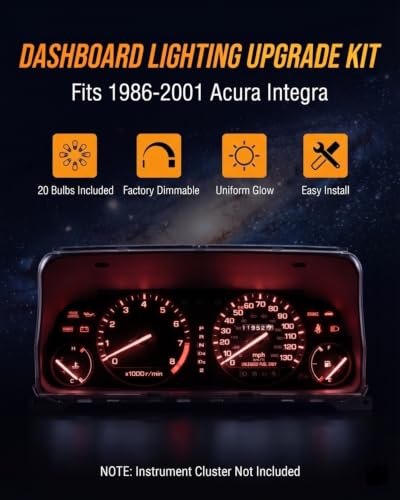 Kit de 20 Bombillas LED Rojo para Acura Integra 1986-2001 miniatura 2