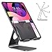 Produktbild Tablet Stand, OMOTON Verstellbare Tablet Ständer, Aluminium Tablet Halter Halterung Tisch für iPad Air 4/Mini, iPad 10.2/9.7, iPad Pro 11/12.9, Samsung und andere bis zu 12.9 Zoll - Schwarz